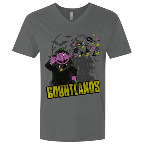 T-Shirts Heavy Metal / X-Small COUNTLANDS Men's Premium V-Neck