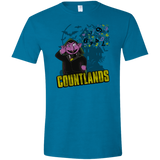 T-Shirts Antique Sapphire / S COUNTLANDS Men's Semi-Fitted Softstyle