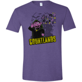 T-Shirts Heather Purple / S COUNTLANDS Men's Semi-Fitted Softstyle
