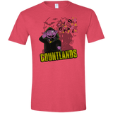 T-Shirts Heather Red / S COUNTLANDS Men's Semi-Fitted Softstyle