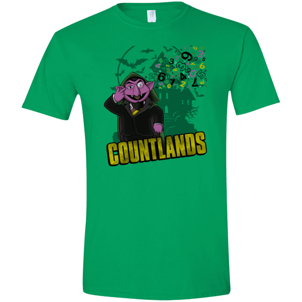 T-Shirts Irish Green / S COUNTLANDS Men's Semi-Fitted Softstyle