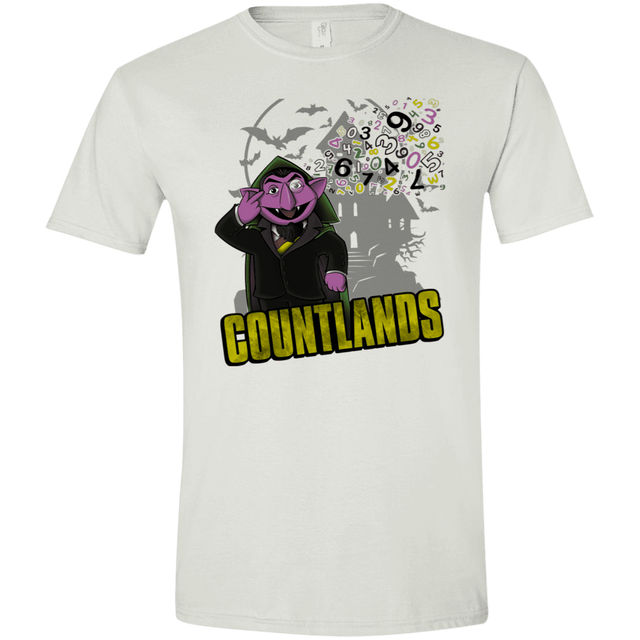 T-Shirts White / X-Small COUNTLANDS Men's Semi-Fitted Softstyle