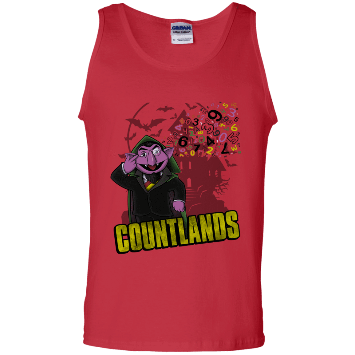 T-Shirts Red / S COUNTLANDS Men's Tank Top