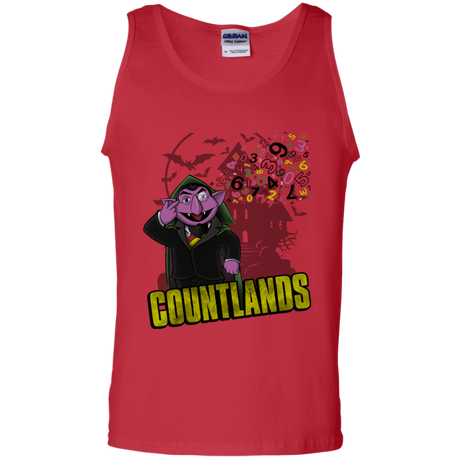 T-Shirts Red / S COUNTLANDS Men's Tank Top