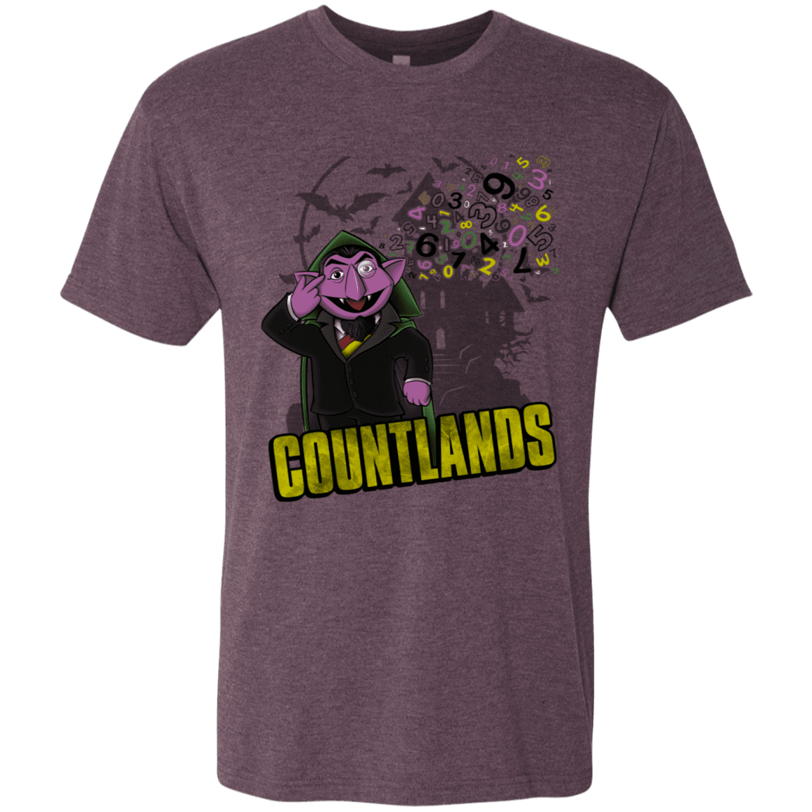 T-Shirts Vintage Purple / S COUNTLANDS Men's Triblend T-Shirt