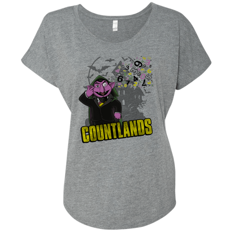 T-Shirts Premium Heather / X-Small COUNTLANDS Triblend Dolman Sleeve