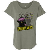 T-Shirts Venetian Grey / X-Small COUNTLANDS Triblend Dolman Sleeve