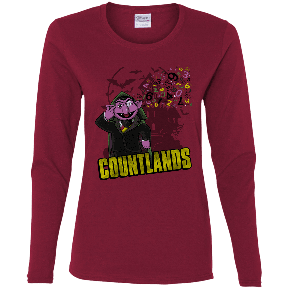 T-Shirts Cardinal / S COUNTLANDS Women's Long Sleeve T-Shirt