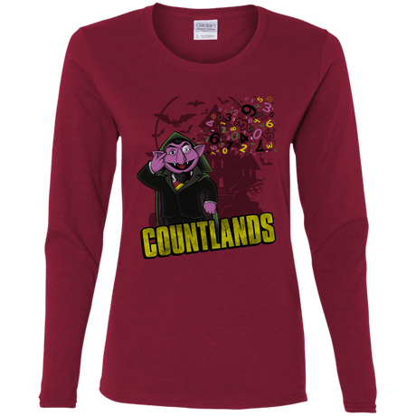 T-Shirts Cardinal / S COUNTLANDS Women's Long Sleeve T-Shirt