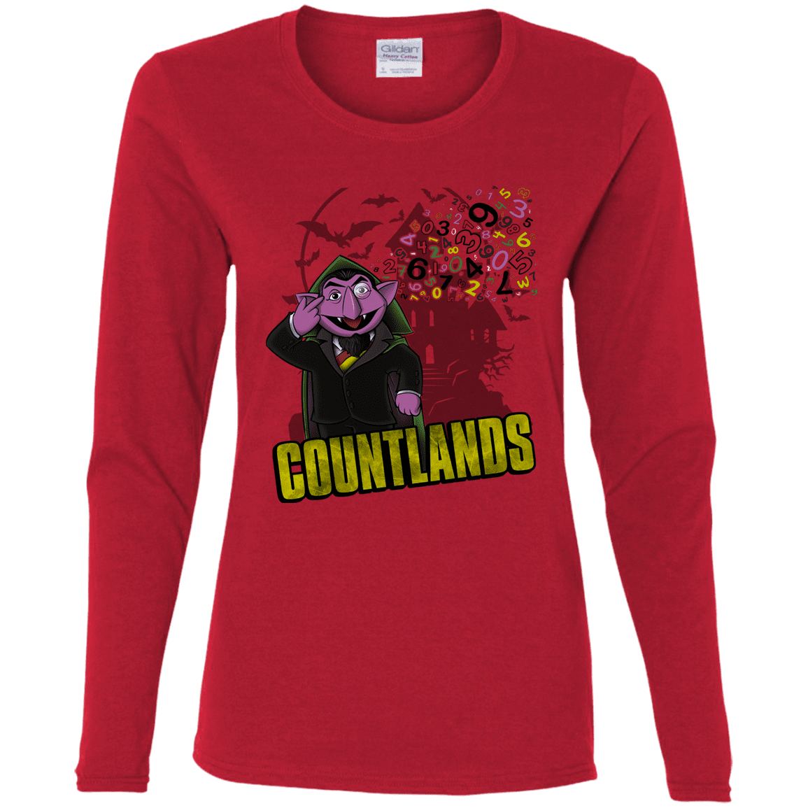 T-Shirts Red / S COUNTLANDS Women's Long Sleeve T-Shirt