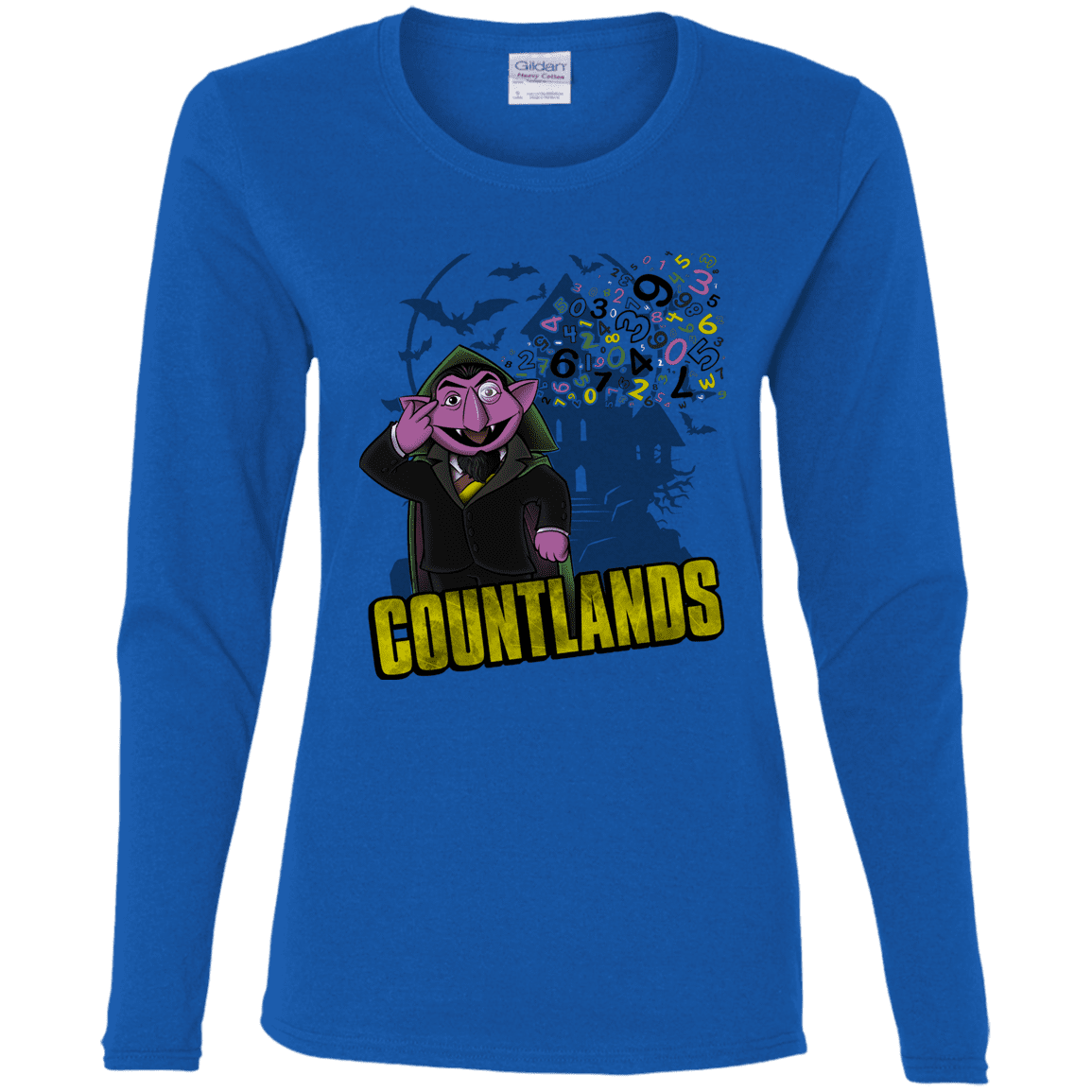 T-Shirts Royal / S COUNTLANDS Women's Long Sleeve T-Shirt