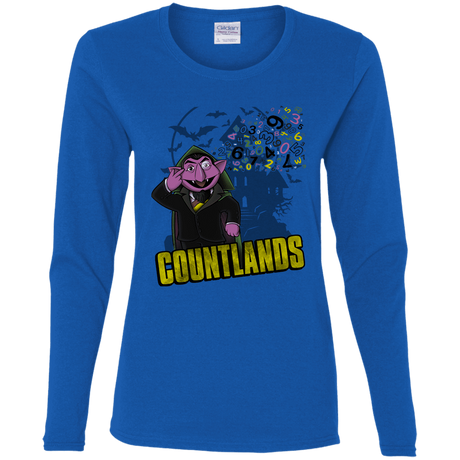 T-Shirts Royal / S COUNTLANDS Women's Long Sleeve T-Shirt