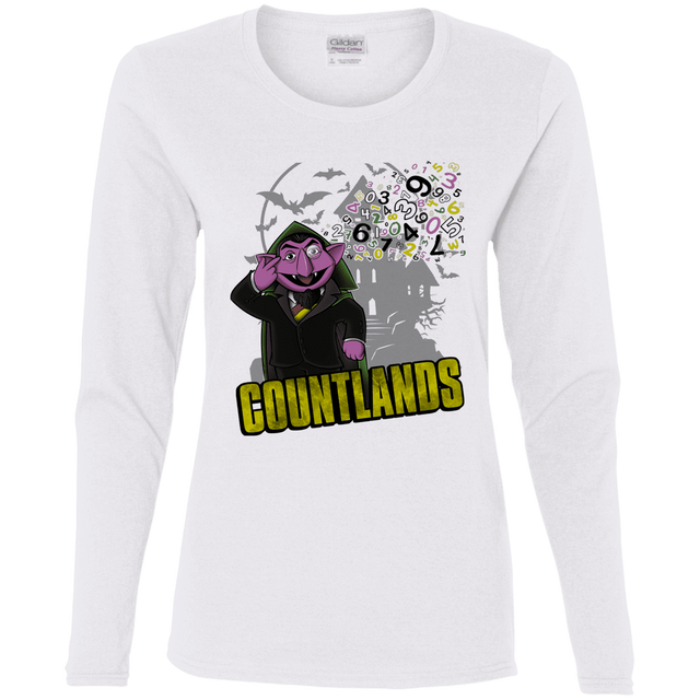 T-Shirts White / S COUNTLANDS Women's Long Sleeve T-Shirt