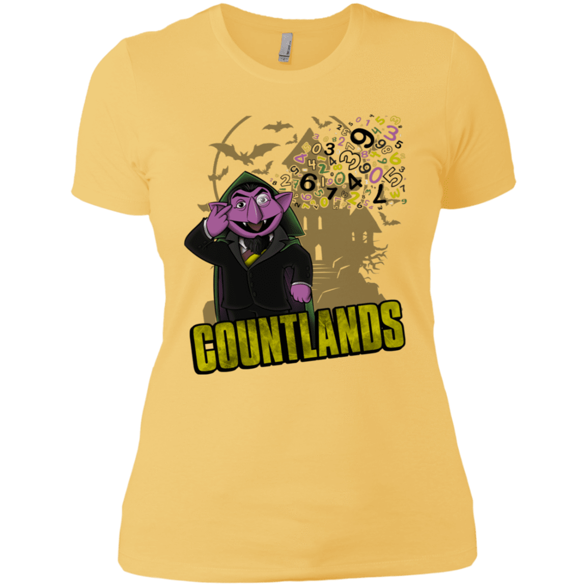 T-Shirts Banana Cream/ / X-Small COUNTLANDS Women's Premium T-Shirt