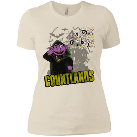 T-Shirts Ivory/ / X-Small COUNTLANDS Women's Premium T-Shirt