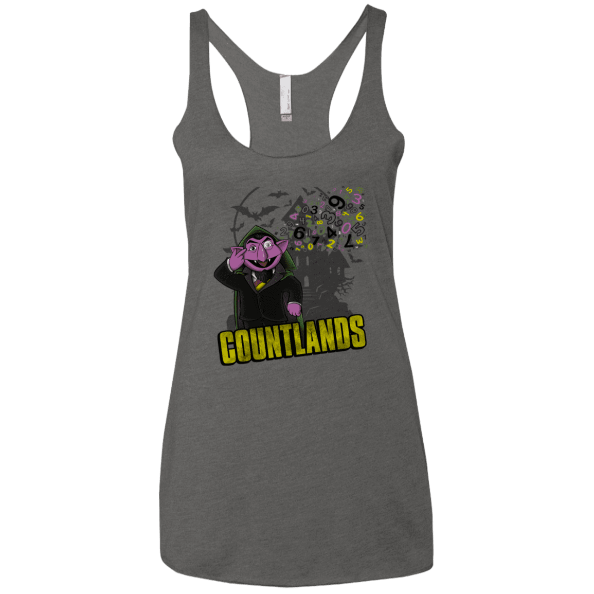 T-Shirts Premium Heather / X-Small COUNTLANDS Women's Triblend Racerback Tank