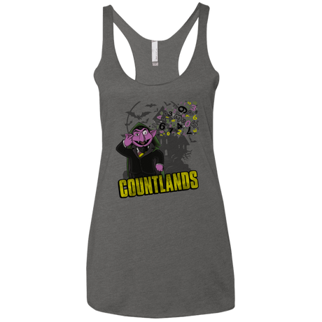 T-Shirts Premium Heather / X-Small COUNTLANDS Women's Triblend Racerback Tank