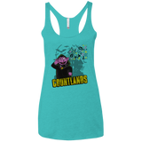 T-Shirts Tahiti Blue / X-Small COUNTLANDS Women's Triblend Racerback Tank