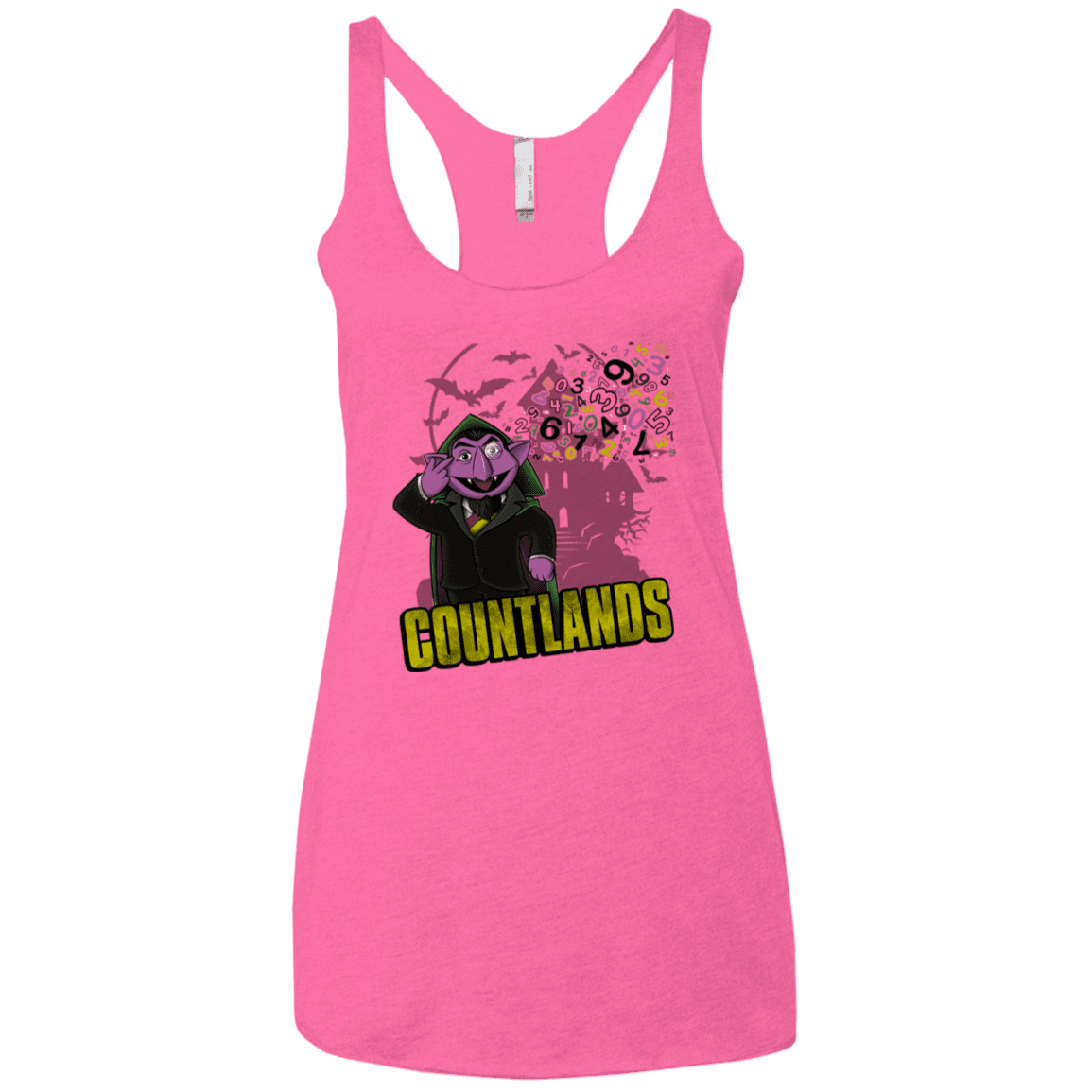 T-Shirts Vintage Pink / X-Small COUNTLANDS Women's Triblend Racerback Tank
