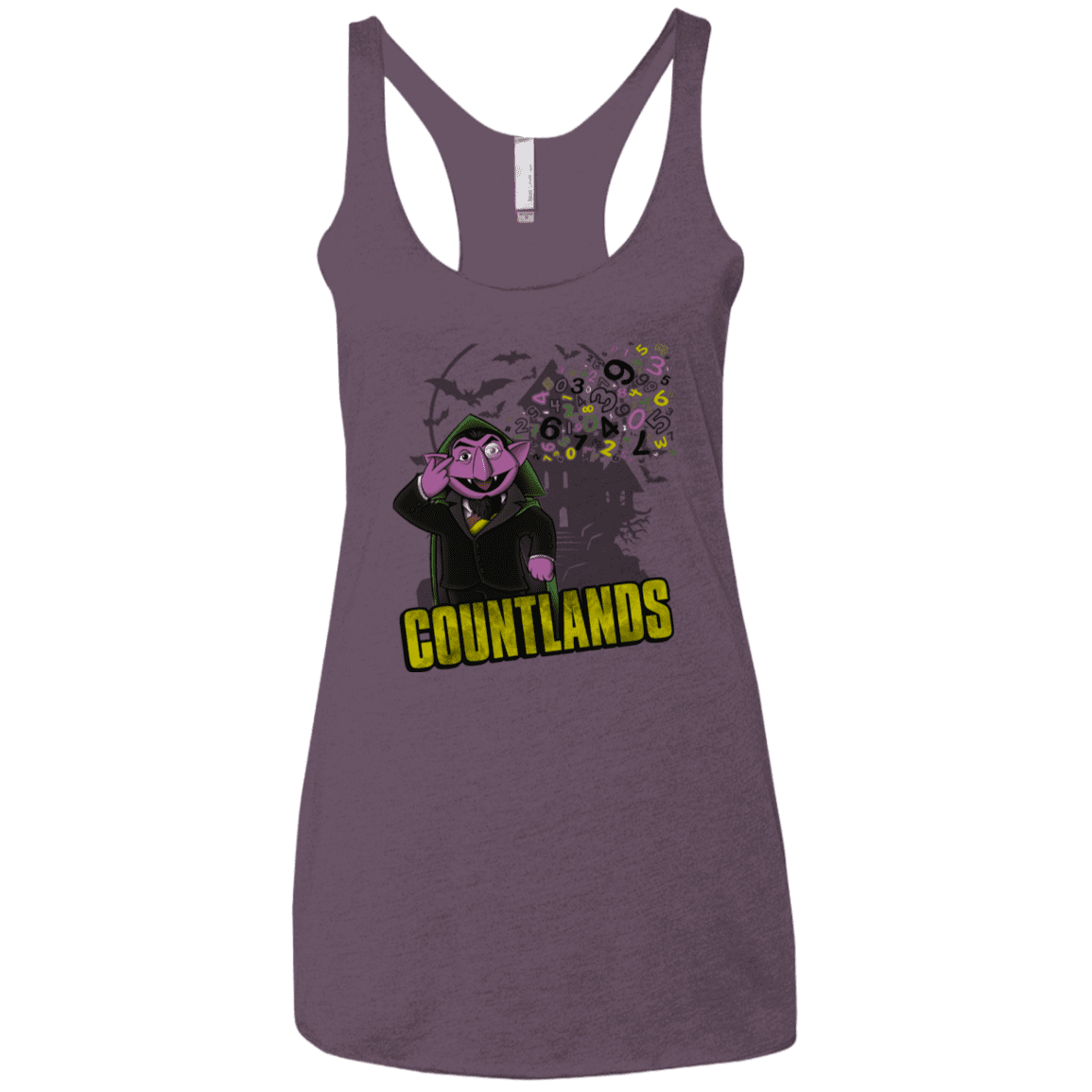 T-Shirts Vintage Purple / X-Small COUNTLANDS Women's Triblend Racerback Tank
