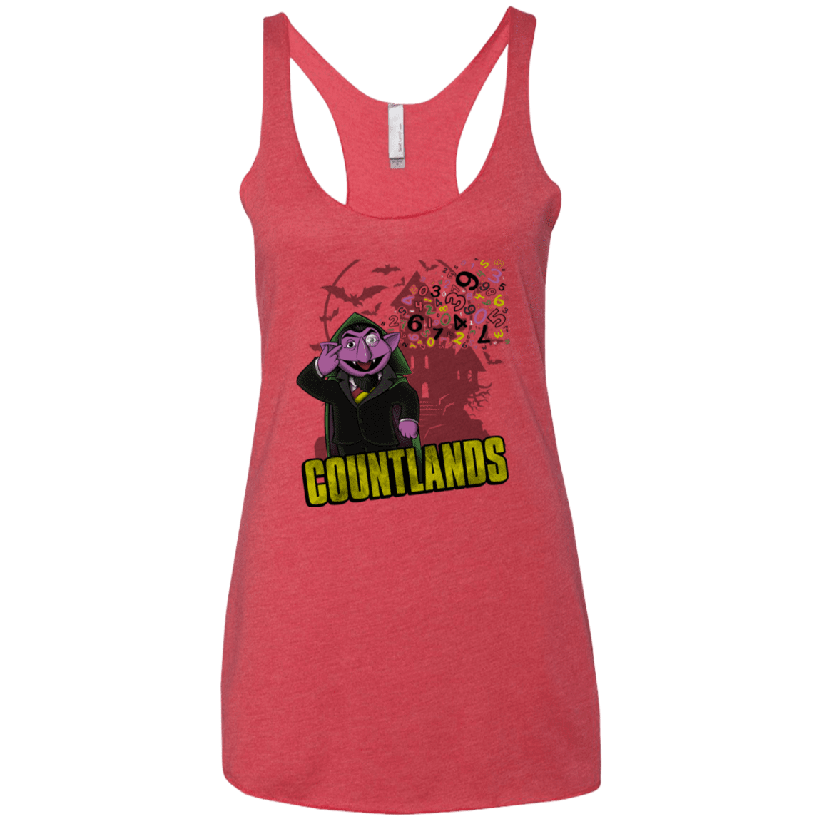 T-Shirts Vintage Red / X-Small COUNTLANDS Women's Triblend Racerback Tank