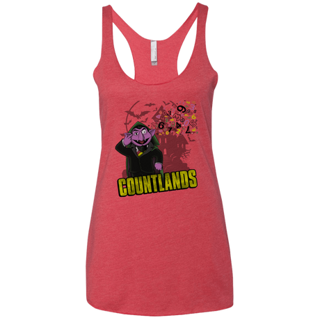 T-Shirts Vintage Red / X-Small COUNTLANDS Women's Triblend Racerback Tank