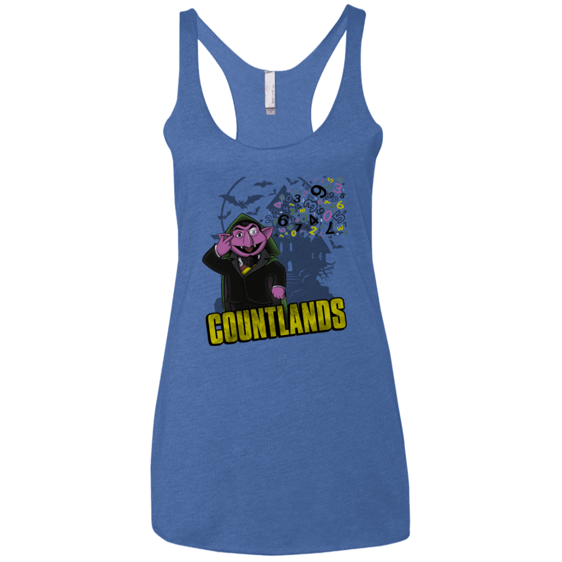 T-Shirts Vintage Royal / X-Small COUNTLANDS Women's Triblend Racerback Tank
