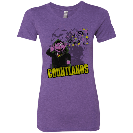 T-Shirts Purple Rush / S COUNTLANDS Women's Triblend T-Shirt