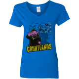 T-Shirts Royal / S COUNTLANDS Women's V-Neck T-Shirt