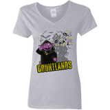 T-Shirts Sport Grey / S COUNTLANDS Women's V-Neck T-Shirt