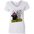 T-Shirts White / S COUNTLANDS Women's V-Neck T-Shirt