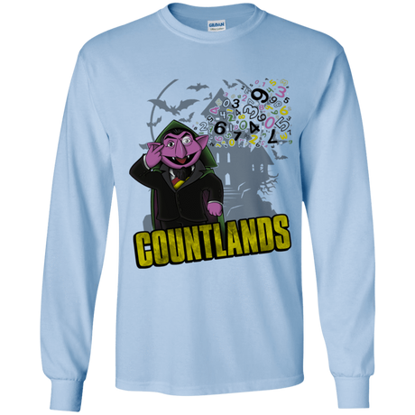 T-Shirts Light Blue / YS COUNTLANDS Youth Long Sleeve T-Shirt