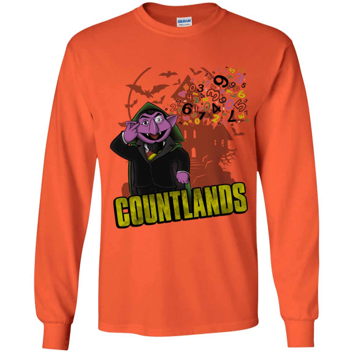 T-Shirts Orange / YS COUNTLANDS Youth Long Sleeve T-Shirt
