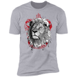 T-Shirts Heather Grey / S Courage and Determination sumi-e Men's Premium T-Shirt