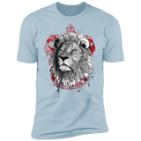 T-Shirts Light Blue / S Courage and Determination sumi-e Men's Premium T-Shirt