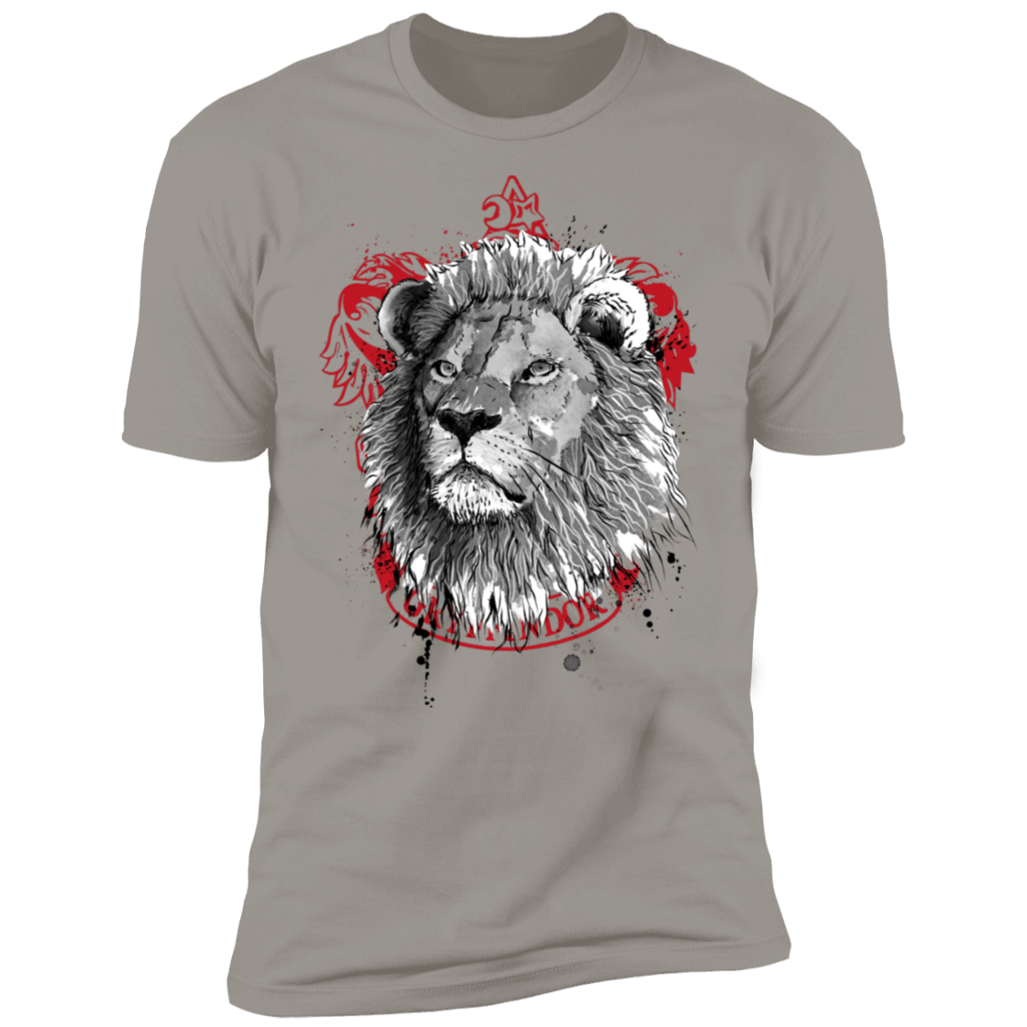 T-Shirts Light Grey / S Courage and Determination sumi-e Men's Premium T-Shirt