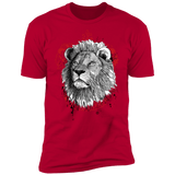 T-Shirts Red / S Courage and Determination sumi-e Men's Premium T-Shirt