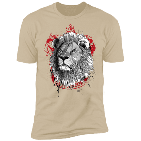 T-Shirts Sand / S Courage and Determination sumi-e Men's Premium T-Shirt