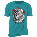 T-Shirts Tahiti Blue / S Courage and Determination sumi-e Men's Premium T-Shirt