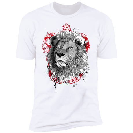 T-Shirts White / S Courage and Determination sumi-e Men's Premium T-Shirt