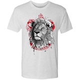 T-Shirts Heather White / S Courage and Determination sumi-e Men's Triblend T-Shirt