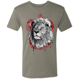 T-Shirts Venetian Grey / S Courage and Determination sumi-e Men's Triblend T-Shirt