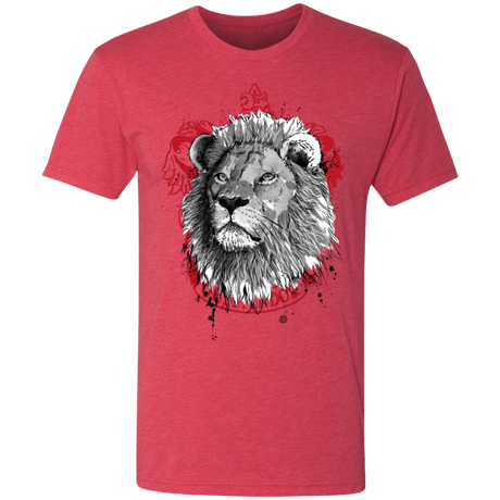 T-Shirts Vintage Red / S Courage and Determination sumi-e Men's Triblend T-Shirt