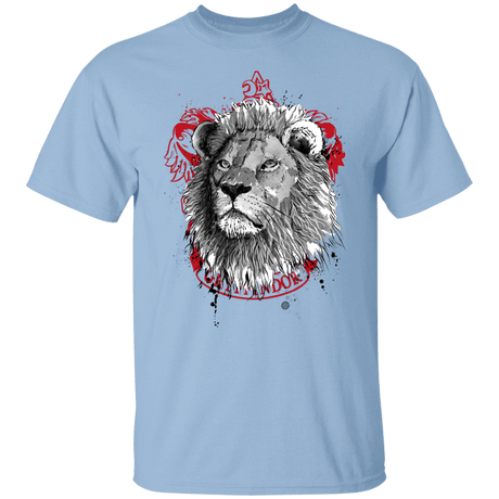 T-Shirts Light Blue / S Courage and Determination sumi-e T-Shirt