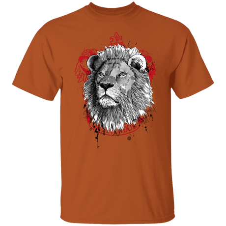 T-Shirts Texas Orange / S Courage and Determination sumi-e T-Shirt
