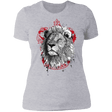T-Shirts Heather Grey / S Courage and Determination sumi-e Women's Premium T-Shirt