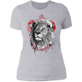 T-Shirts Heather Grey / S Courage and Determination sumi-e Women's Premium T-Shirt