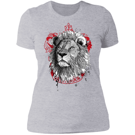 T-Shirts Heather Grey / S Courage and Determination sumi-e Women's Premium T-Shirt