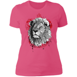 T-Shirts Hot Pink / S Courage and Determination sumi-e Women's Premium T-Shirt