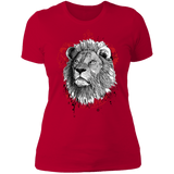 T-Shirts Red / S Courage and Determination sumi-e Women's Premium T-Shirt